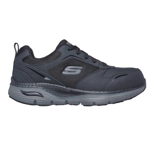 کفش کار مردانه اسکچرز skechers work arch-fit 200134-bkcc